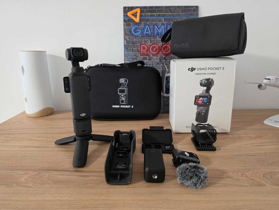 Vând DJI Osmo Pocket 3 Creator Combo, stare impecabilă (practic nou).