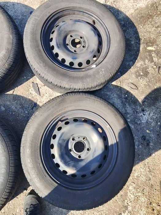 Железни джанти с летни гуми 7мм Нисан кашкай Nissan  215/65/6