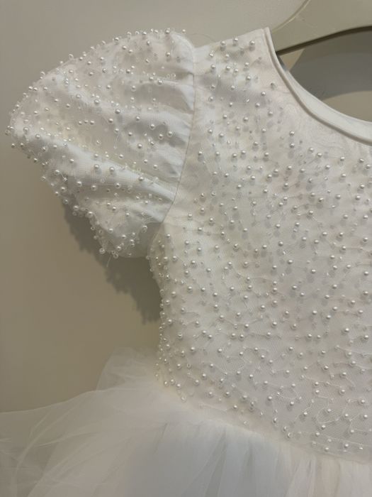 Платье белое для девочки