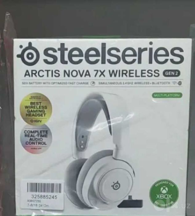 SteelSeries Arctis Nova 7X Gen 2 White Open box (новые) из США
