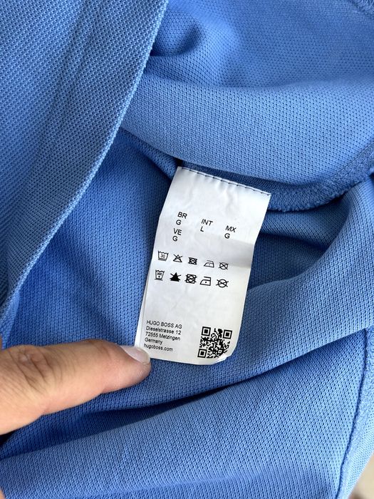 Мъжка тениска с яка HUGO BOSS (Paddy) - размер L, Отлично състояние