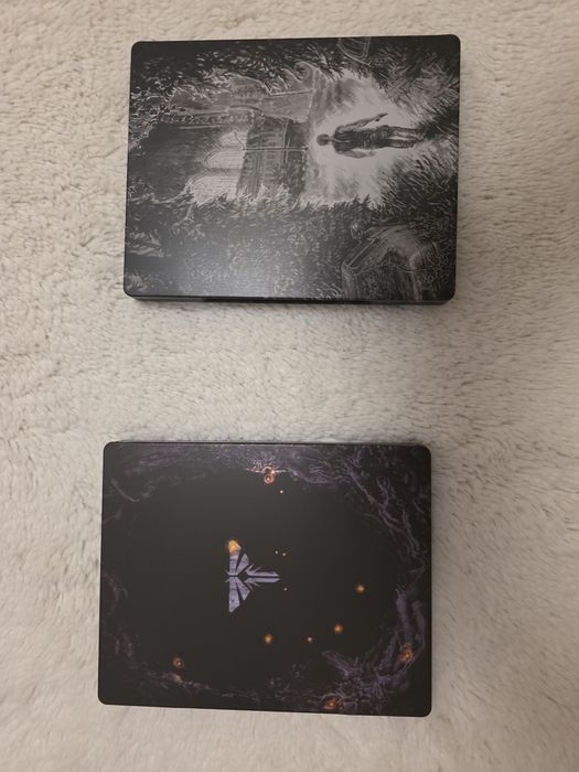 Pachet Ultra-Rare PS5: The Last of Us Part 1 Firefly Edition + Part 2 Remastered W.L.F. Edition (SteelBooks Originale + Discuri)