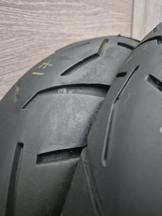 Set anvelope moto 120 70 19 cu 170 60 17 Continental attack 3 21 23