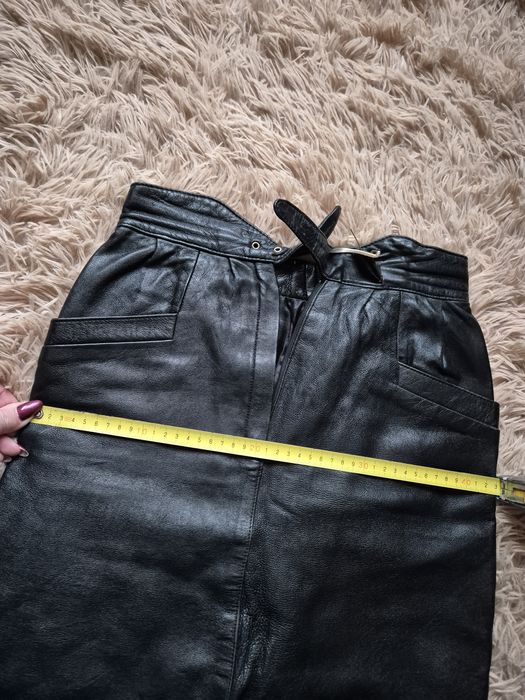 Дамски поли естествена кожа