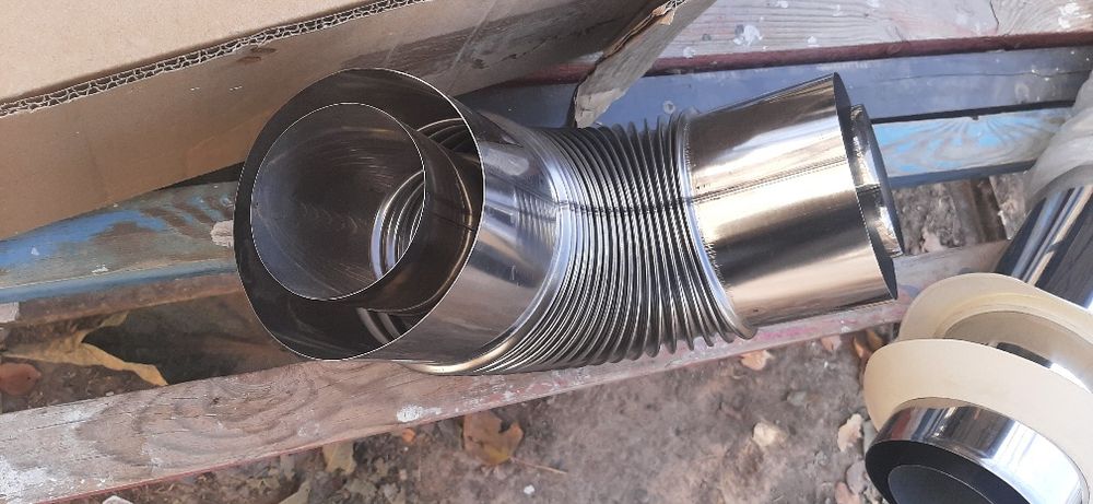 Коаксиальная дымоотводная труба газового котла