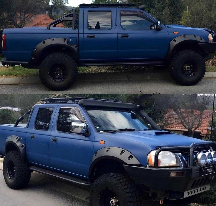 Overfendere aparatori de noroi Nissan Navara D22 1996-2005 model 4 usi