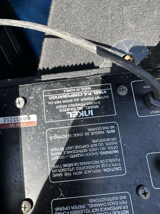 Mixer amplificat si subwoofere de putere