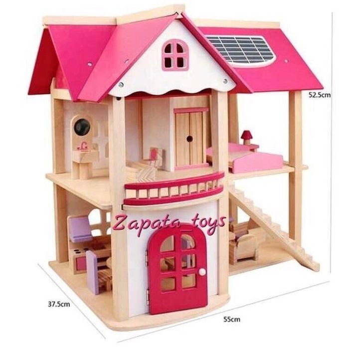 Деревянный домик для кукол