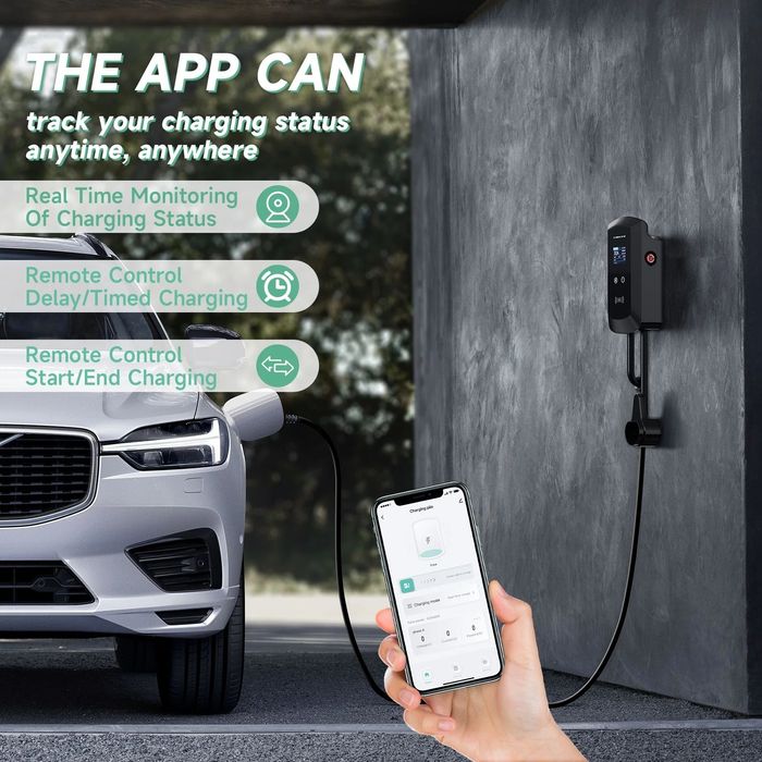 22KW 32A 3-фазна зарядна станция за електрически автомобили тип 2 WiFi