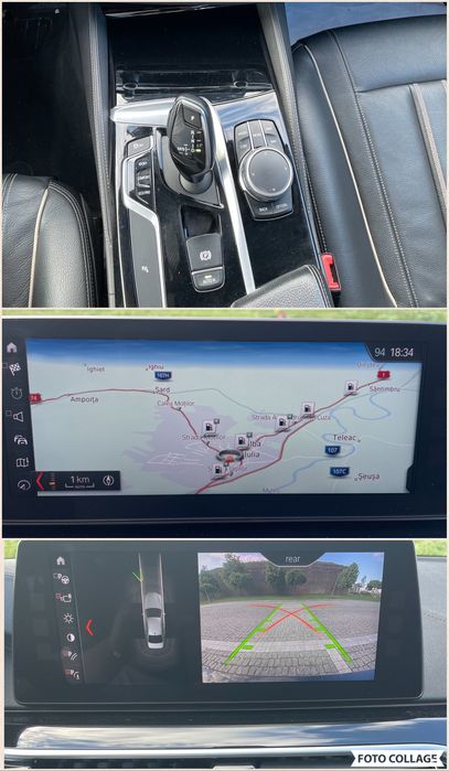 Bmw 520 g30 190 Cp Plafon negru M paket Full Led -Camera -Ambientale Piele- Navi Mare