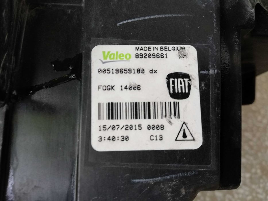 Халоген Фиат 500 ляв/Халоген Fiat 500