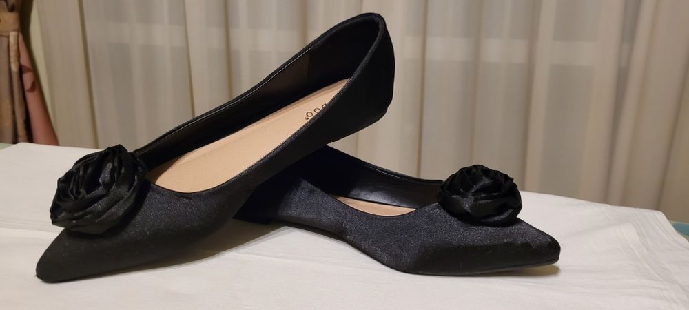 Balerini negri noi satin 38