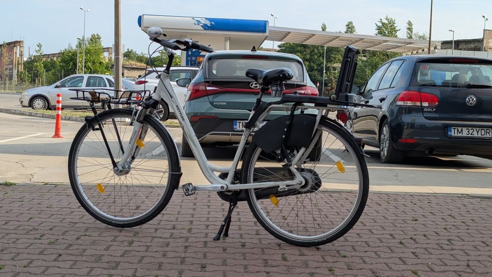 Bicicleta Kettler pt oras si cargo copii