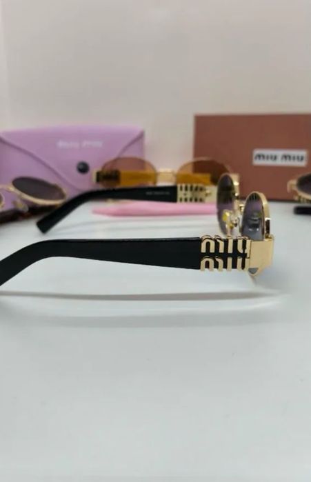 Ochelari de soare Miu Miu Rama Rotunda