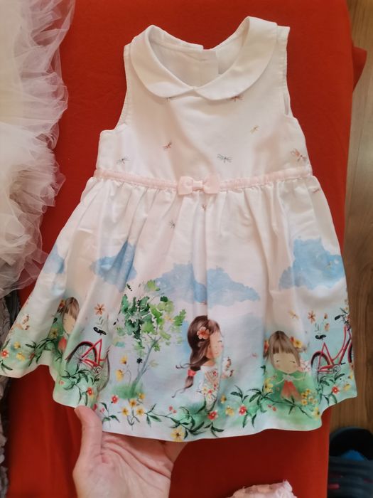 Коледна рокличка Contrast /Официални бебешки роклички Contrast