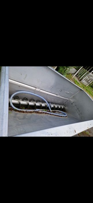 Buncăr Bazin Inox de primire struguri 3.5 tone