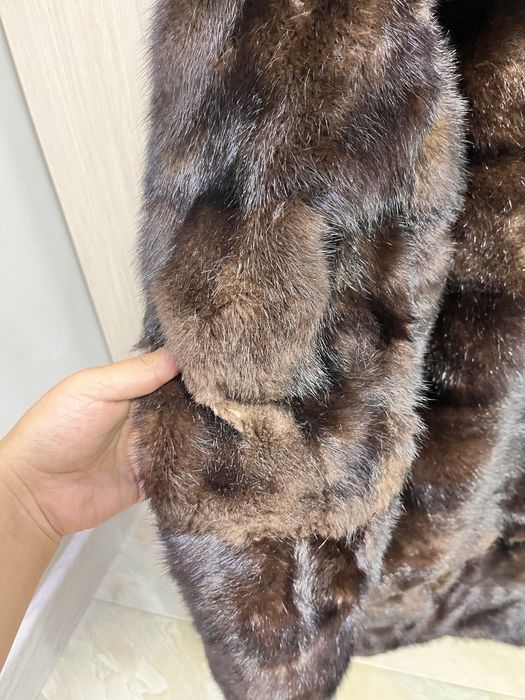 Норковая шуба бу