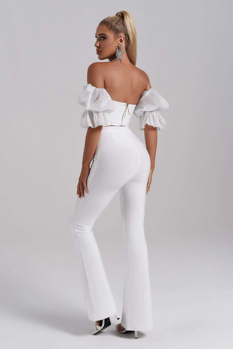 Стилен дамски комплект в бяло Bella Barnett XS