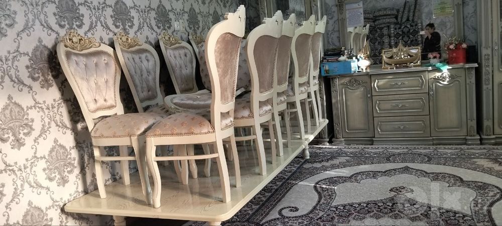 12талик стол стул хали йенгидек
