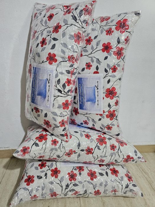 Set 4 perne 40x70 cm – Noi cu etichetă | Moi, pufoase | Livrare OLX