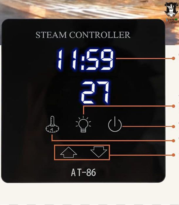 Пульт для бани и сауны. Терморегулятор для электро  печи, каменки. Тен