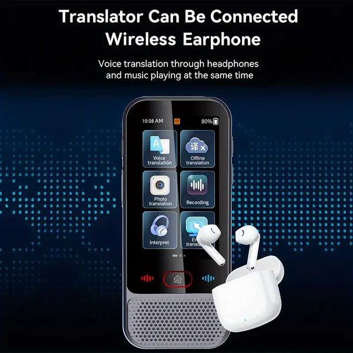 Интелигентен преводач устройство мигновен двупосочен превод, 142 езика