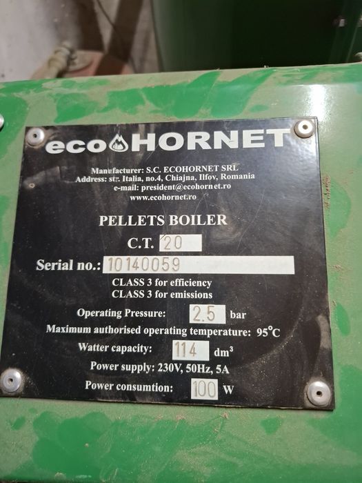 Centrala pe peleți