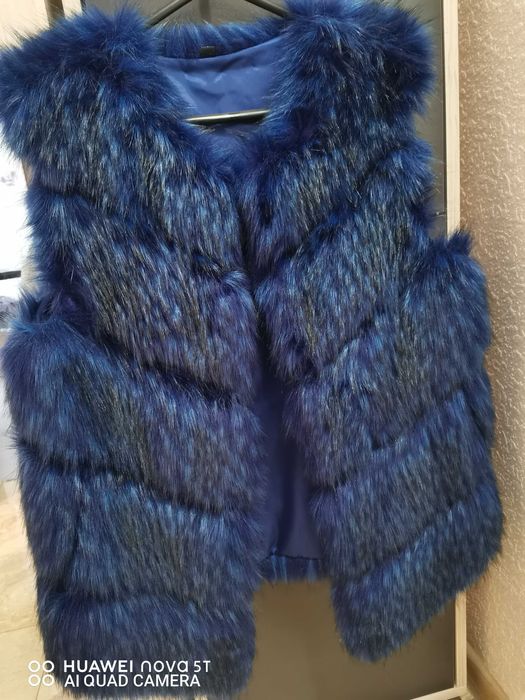 Дамски елек с косъм