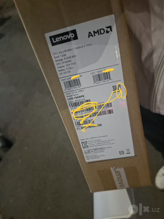 Lenovo loq15arp9