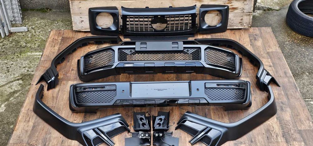 Брони, раздувки решетка  Mercedes G-class W464 MAGNO BLACK NIGHT