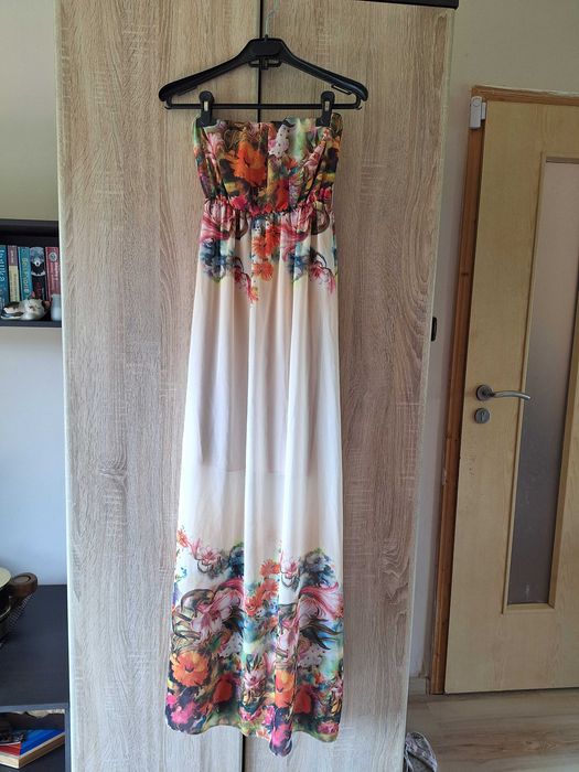 Дълга лятна рокля, размер S
