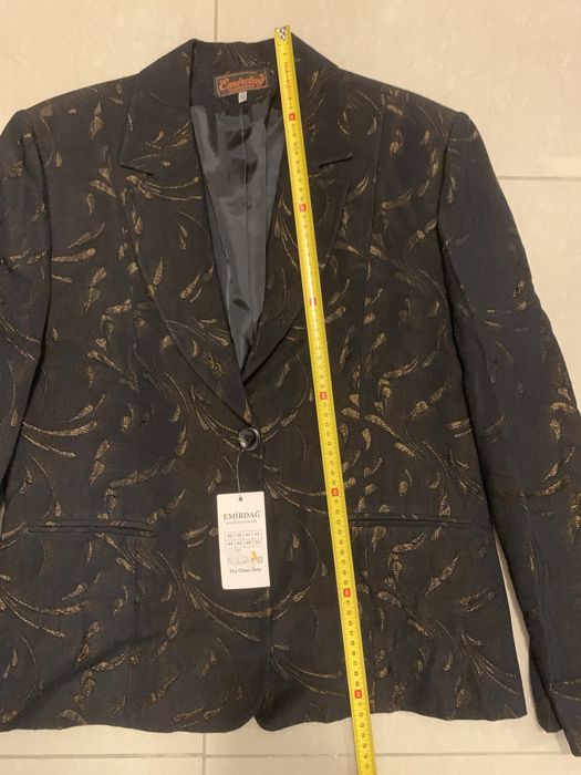 Vand sacou negru cu model