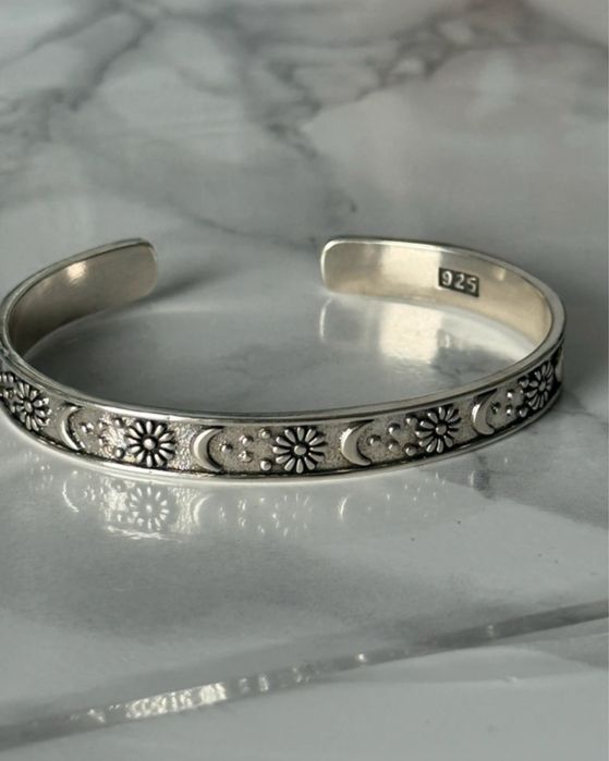 Sun and moon argint925