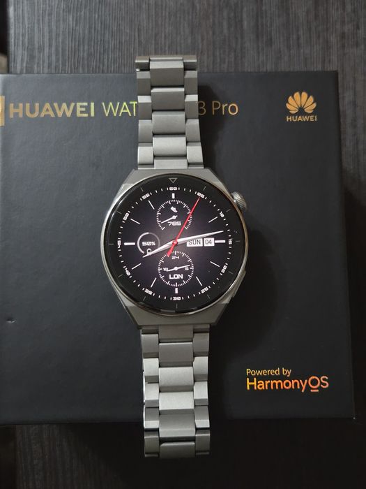 Huawei GT 3 Pro Titanium Strap + două folii de protecție