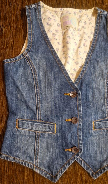 Vesta denim fete