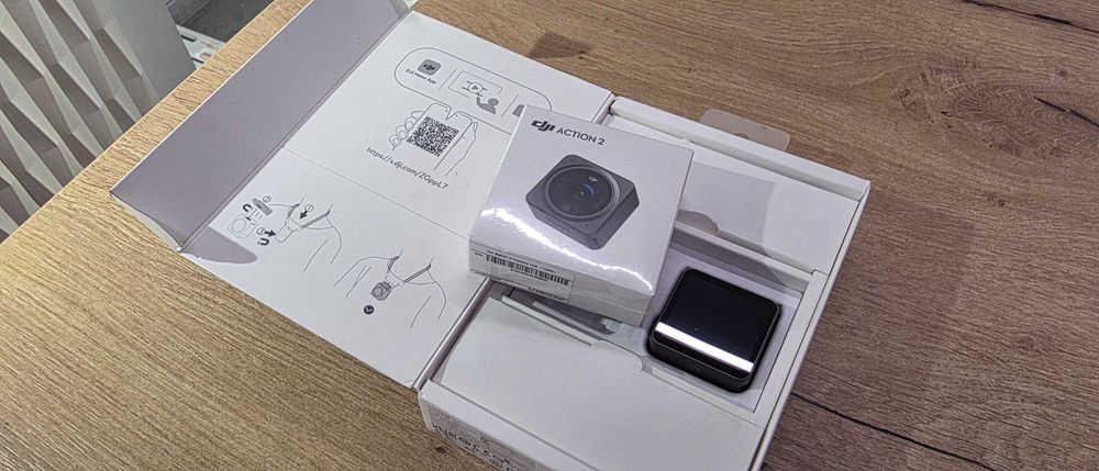 DJI Action 2 – Dual Screen Combo, 4K, Garantie + Accesorii