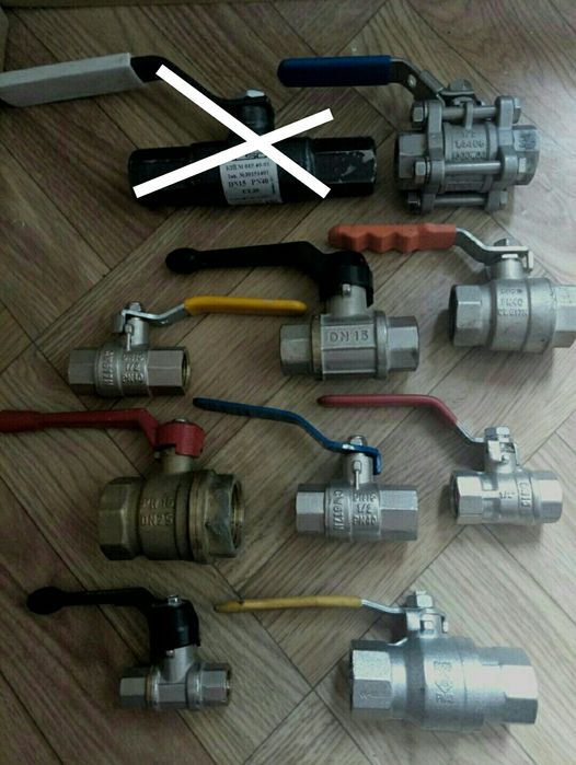 Вентеля в/д.,шаровые краны,отводы