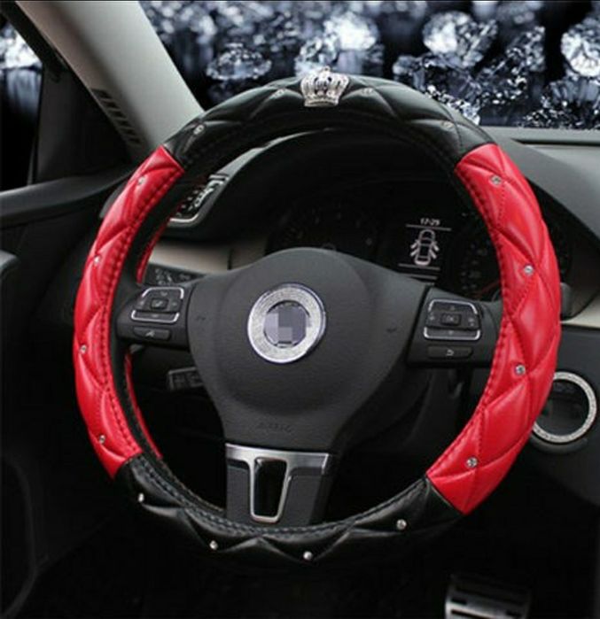 Чехол на руль со стразами