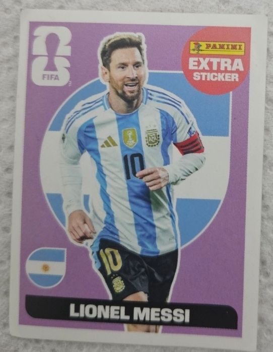 Fifa world cup 2026 panini lionel messi extra stiker