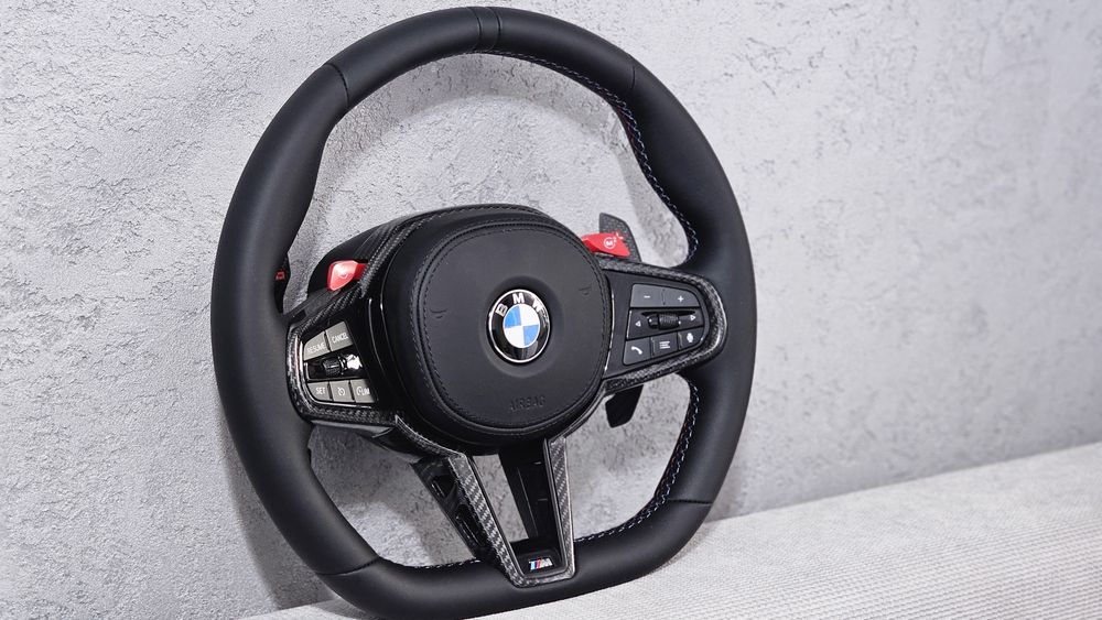 Volan Sport Tesit  M Bmw G30 G31 Carbon, Padele Piele Nappa Premium