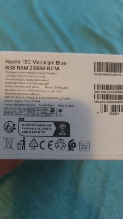 Atenție La Descriere Redmi 15c  De 8gb RAM REALI 256 GB Memorie Pozele Sunt Reale