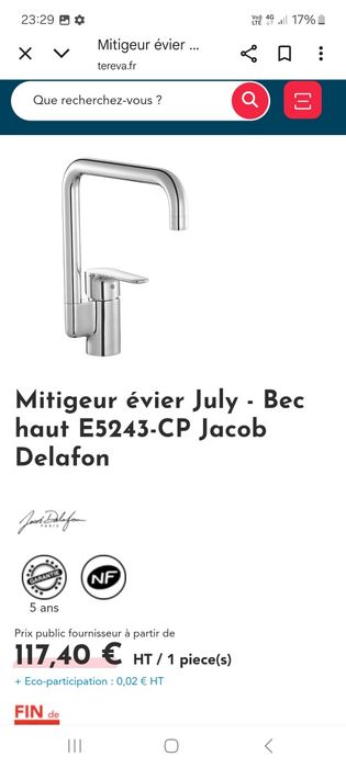 Baterie bucătărie july e5243