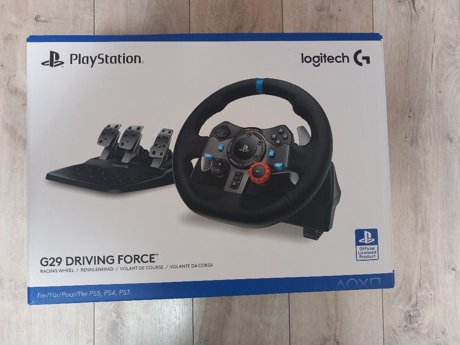Волен Logitech G29 Driving Force + скоростен лост/stick shift