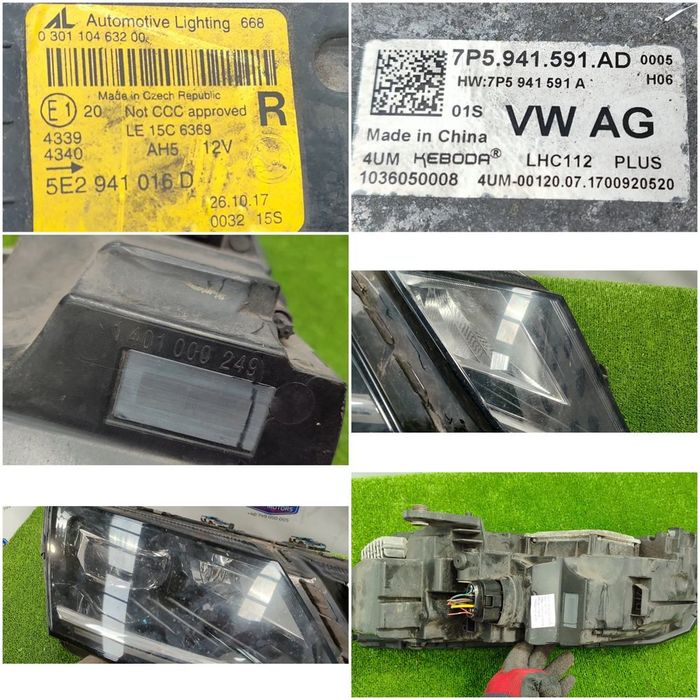 FAR DREAPTA UK FULL LED SKODA OCTAVIA 3 (5E) FACELIFT 2017–2020 / COD OEM 5E2941016D / 7P5941591AD (4G1)