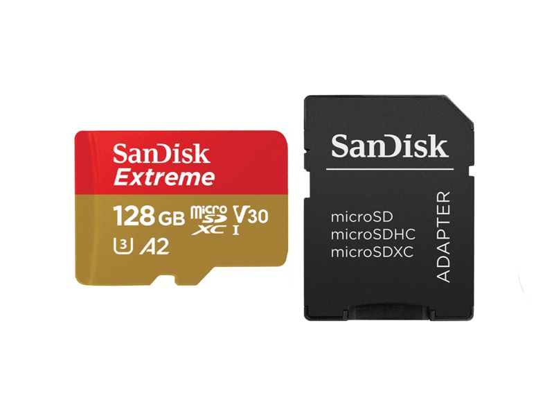 Card de memorie SanDisk Extreme +Adaptor  128gb,sigilat