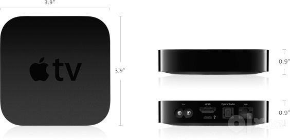 Apple tv 3 gen с коробкой