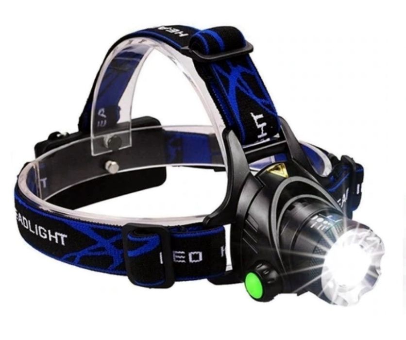 LANTERNA frontala LED "CREE" acumulator inclus