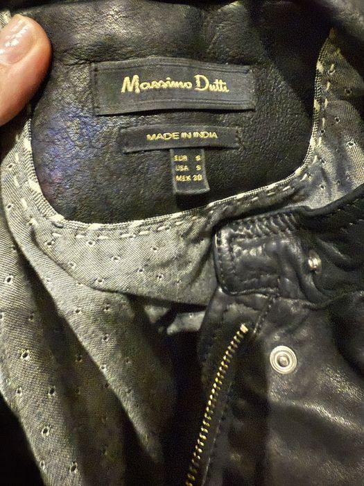 Куртка кожанная Massimo Dutti