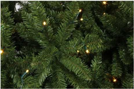 Brad artificial 180 cm 250 de LED-uri,lumina calda Verde