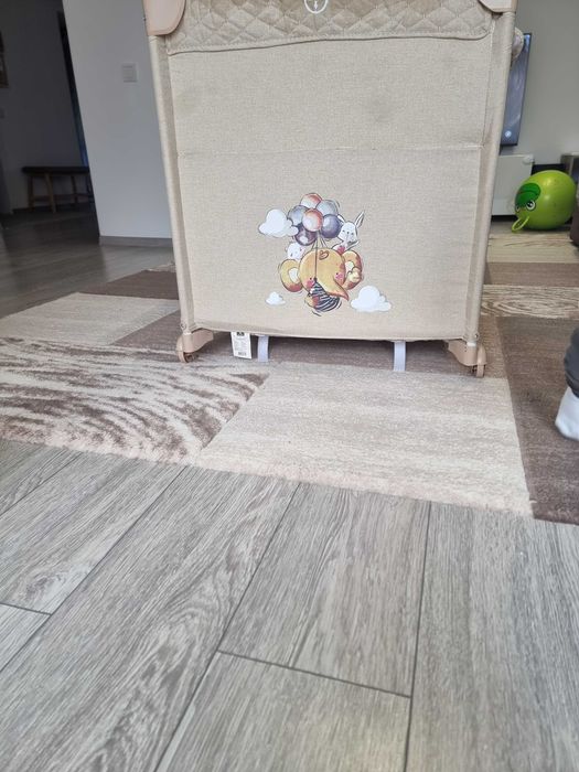 Patut Lorelli pliabil cu 2 nivele+saltea